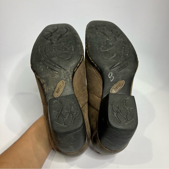 Born Kinney square toe ankle booties size 8 - Picture 6 of 8